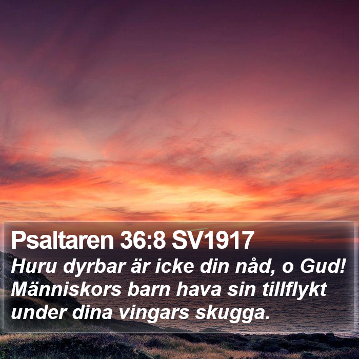 Psaltaren 36:8 SV1917 Bible Study