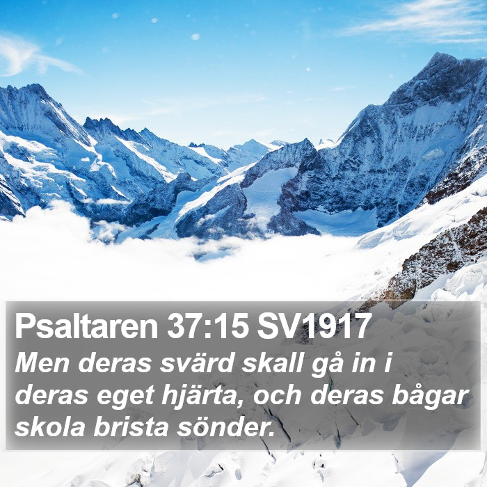 Psaltaren 37:15 SV1917 Bible Study