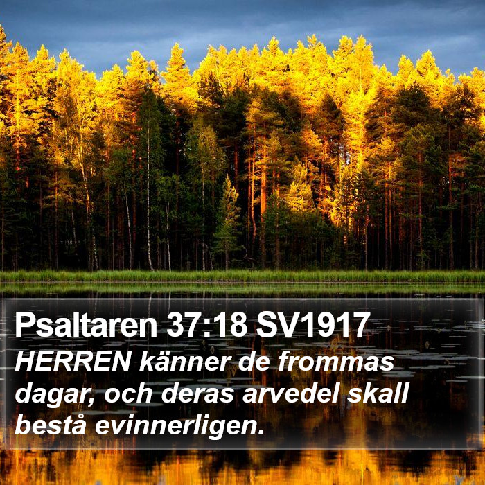 Psaltaren 37:18 SV1917 Bible Study