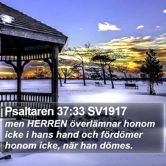 Psaltaren 37:33 SV1917 Bible Study