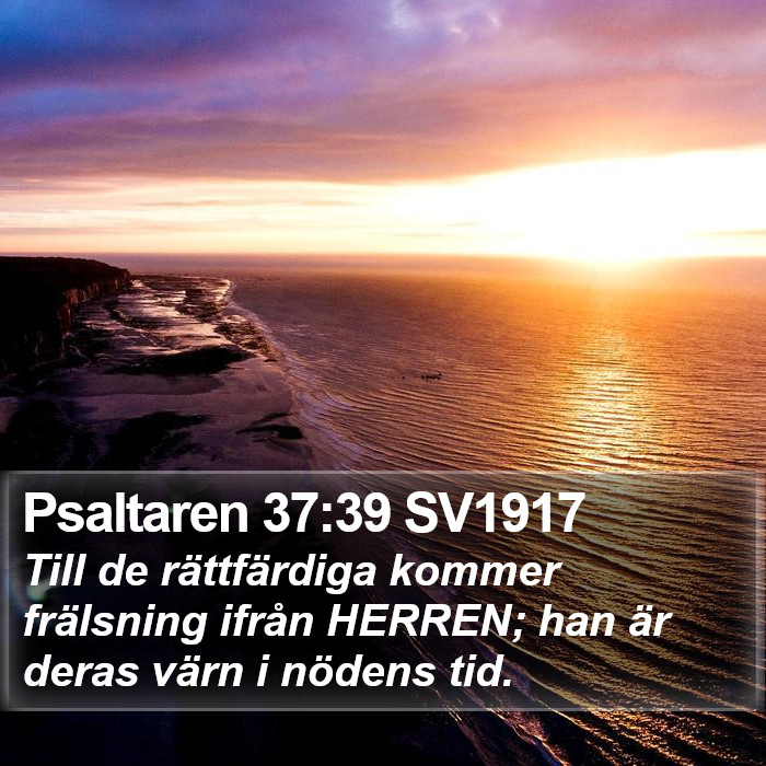 Psaltaren 37:39 SV1917 Bible Study