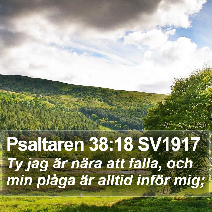 Psaltaren 38:18 SV1917 Bible Study