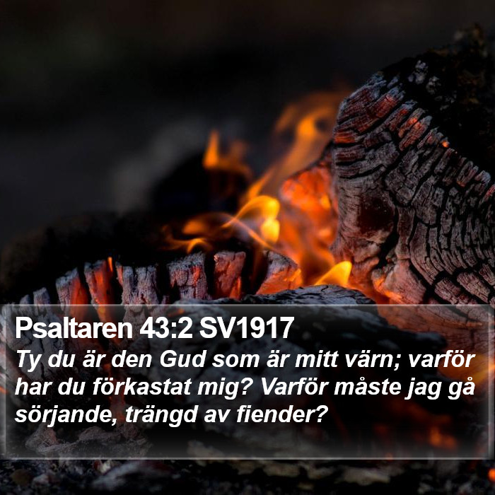 Psaltaren 43:2 SV1917 Bible Study