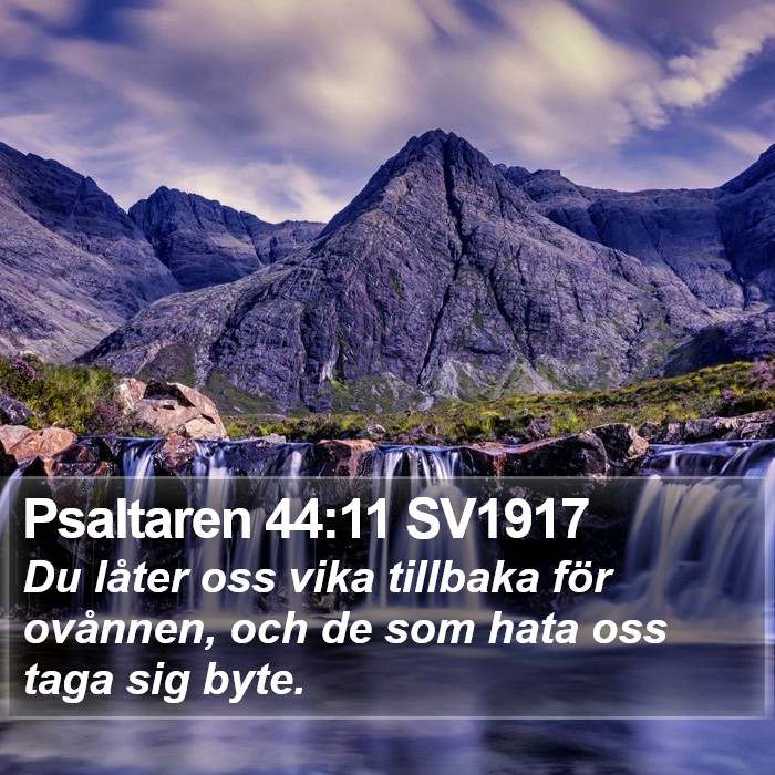 Psaltaren 44:11 SV1917 Bible Study