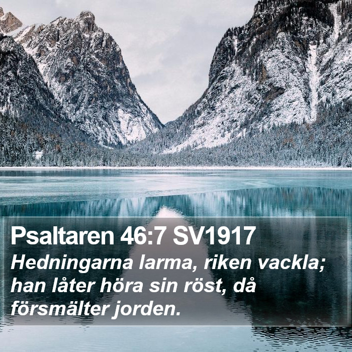 Psaltaren 46:7 SV1917 Bible Study