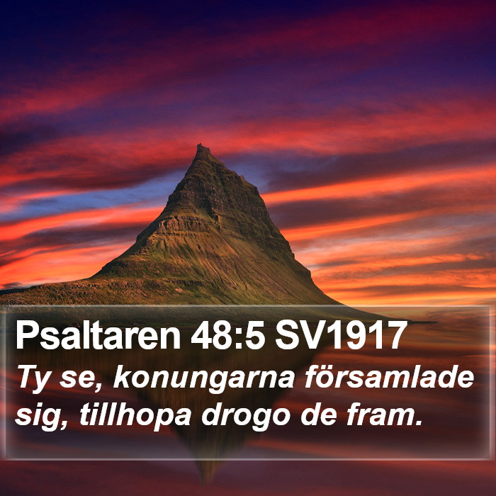 Psaltaren 48:5 SV1917 Bible Study