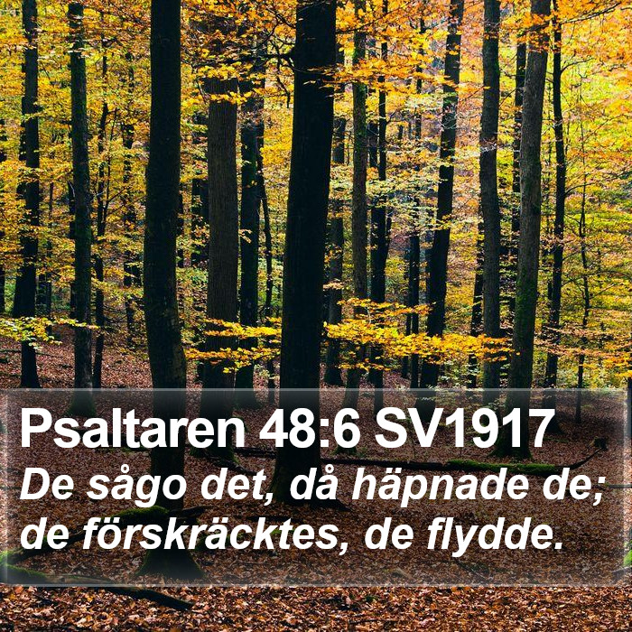 Psaltaren 48:6 SV1917 Bible Study