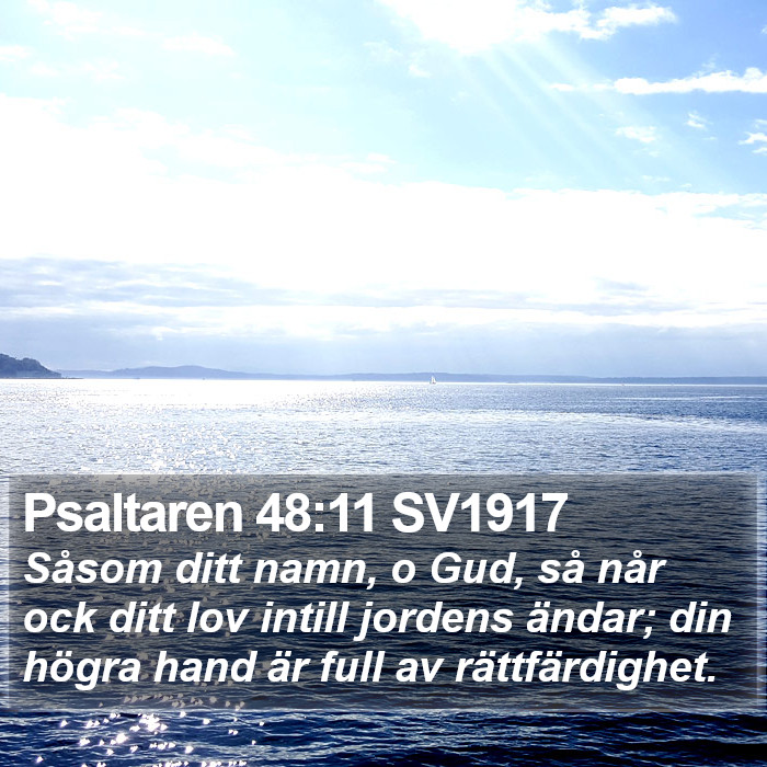 Psaltaren 48:11 SV1917 Bible Study