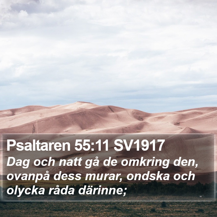 Psaltaren 55:11 SV1917 Bible Study