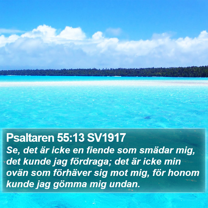 Psaltaren 55:13 SV1917 Bible Study