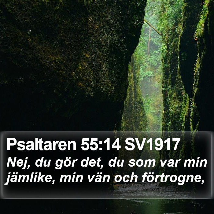 Psaltaren 55:14 SV1917 Bible Study