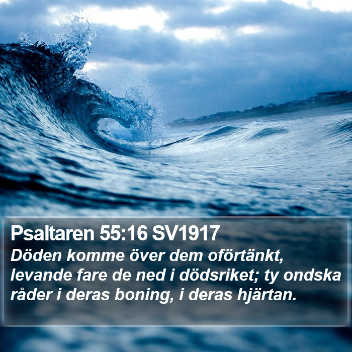 Psaltaren 55:16 SV1917 Bible Study