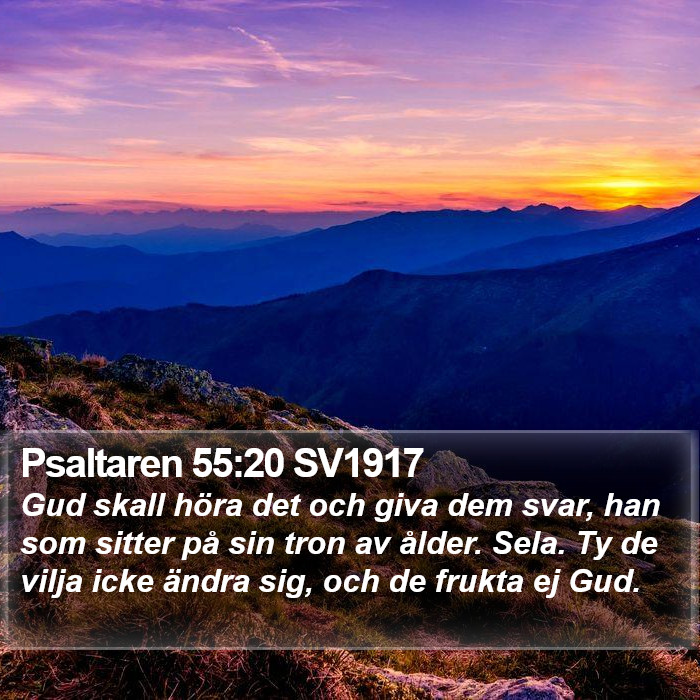 Psaltaren 55:20 SV1917 Bible Study