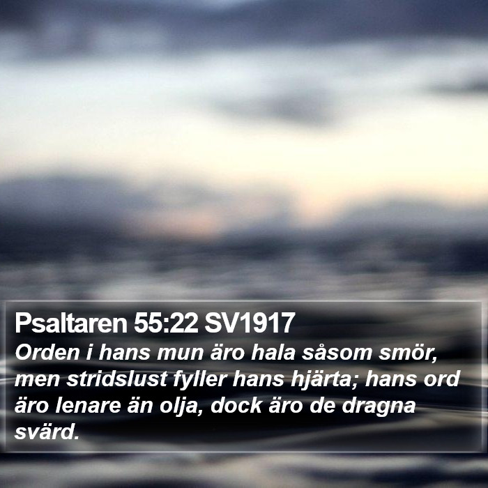 Psaltaren 55:22 SV1917 Bible Study