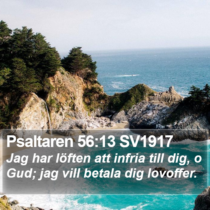 Psaltaren 56:13 SV1917 Bible Study