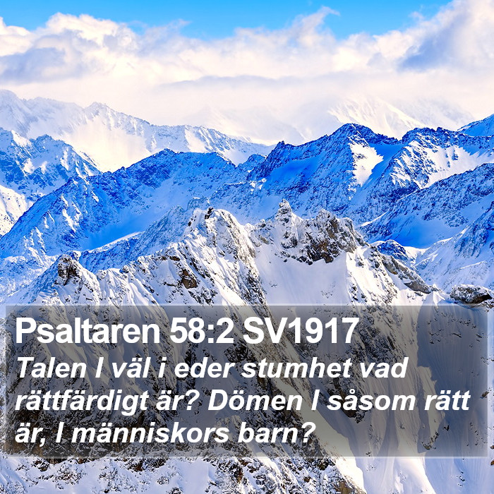 Psaltaren 58:2 SV1917 Bible Study