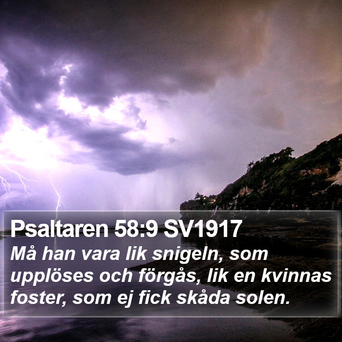 Psaltaren 58:9 SV1917 Bible Study