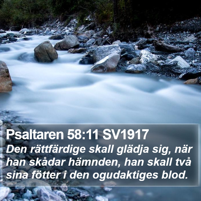 Psaltaren 58:11 SV1917 Bible Study