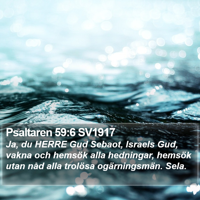 Psaltaren 59:6 SV1917 Bible Study