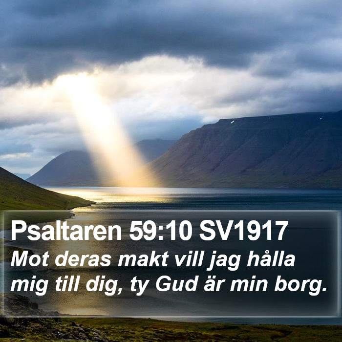 Psaltaren 59:10 SV1917 Bible Study