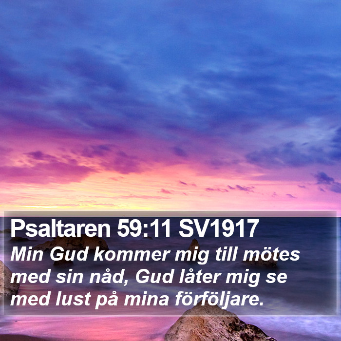 Psaltaren 59:11 SV1917 Bible Study