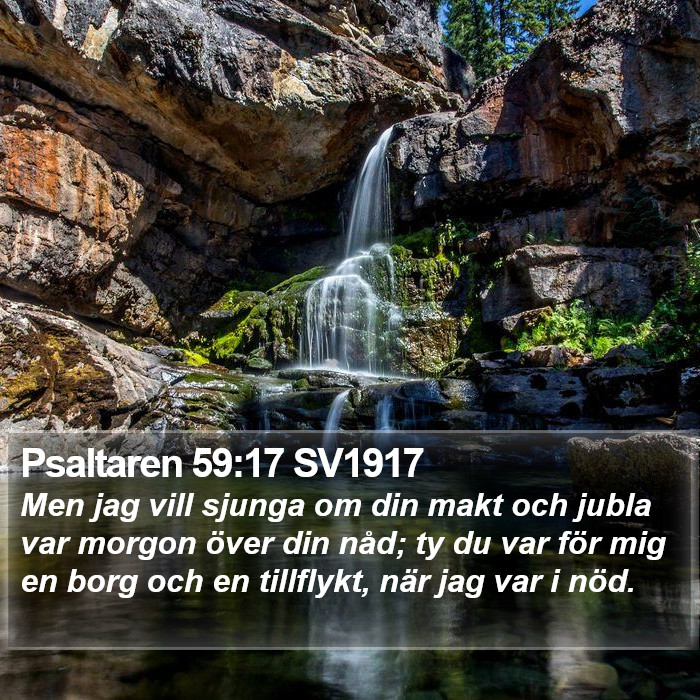 Psaltaren 59:17 SV1917 Bible Study