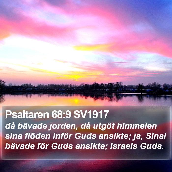 Psaltaren 68:9 SV1917 Bible Study
