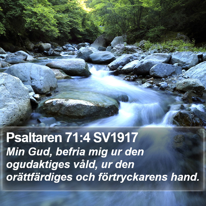 Psaltaren 71:4 SV1917 Bible Study