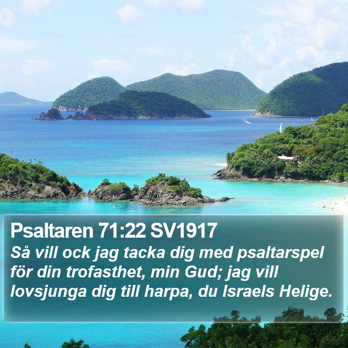 Psaltaren 71:22 SV1917 Bible Study