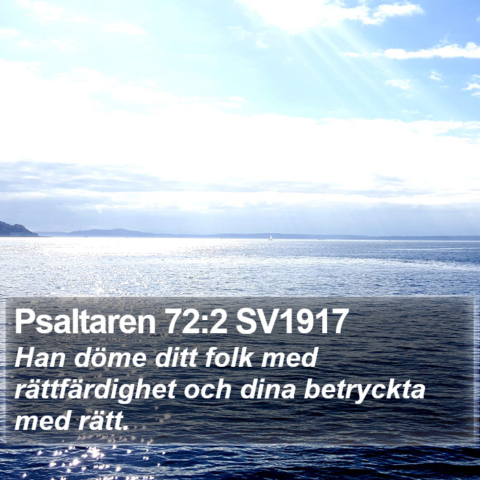 Psaltaren 72:2 SV1917 Bible Study