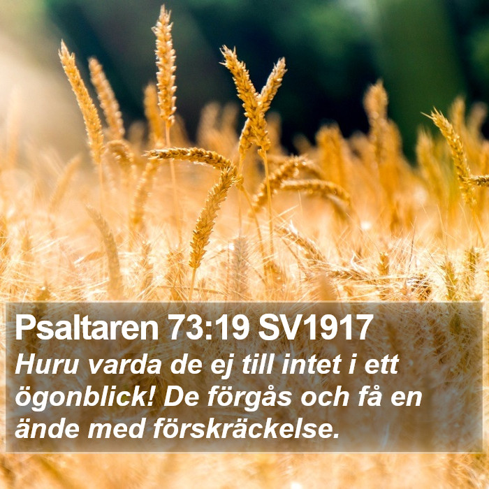 Psaltaren 73:19 SV1917 Bible Study