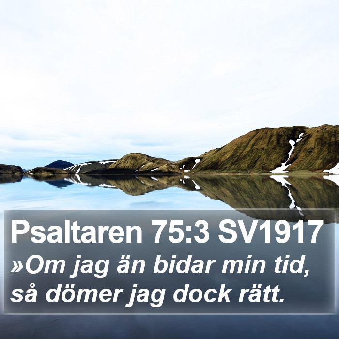 Psaltaren 75:3 SV1917 Bible Study