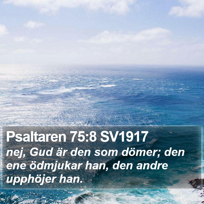 Psaltaren 75:8 SV1917 Bible Study