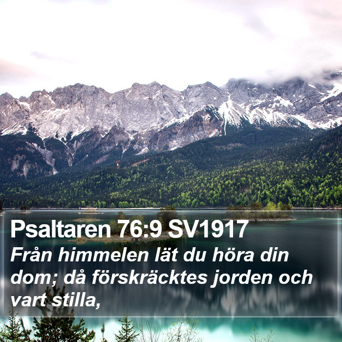 Psaltaren 76:9 SV1917 Bible Study