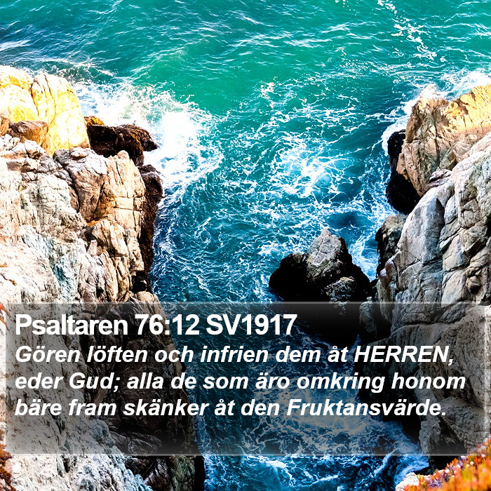 Psaltaren 76:12 SV1917 Bible Study