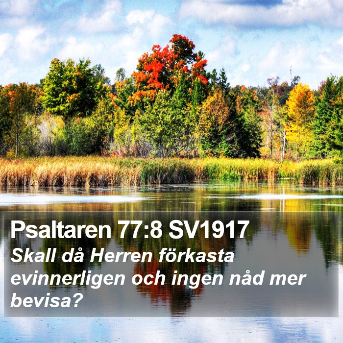 Psaltaren 77:8 SV1917 Bible Study