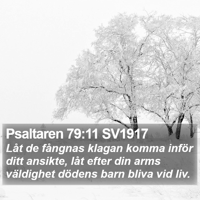 Psaltaren 79:11 SV1917 Bible Study