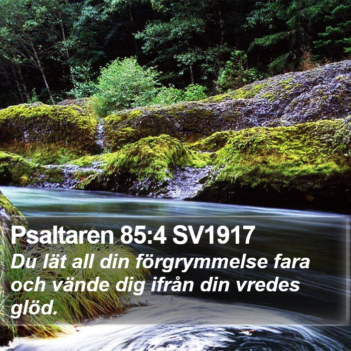 Psaltaren 85:4 SV1917 Bible Study