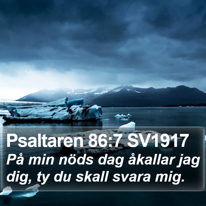 Psaltaren 86:7 SV1917 Bible Study