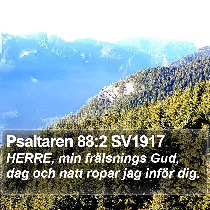 Psaltaren 88:2 SV1917 Bible Study