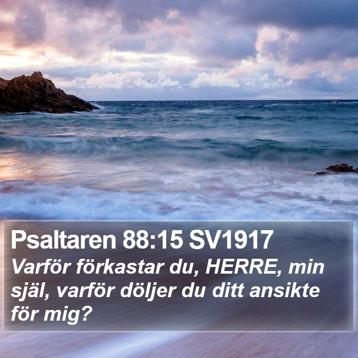 Psaltaren 88:15 SV1917 Bible Study