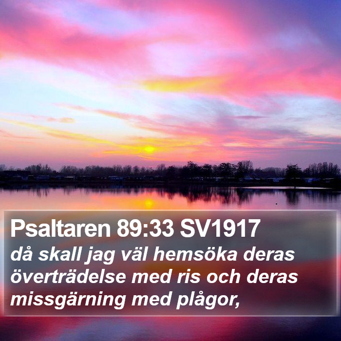 Psaltaren 89:33 SV1917 Bible Study