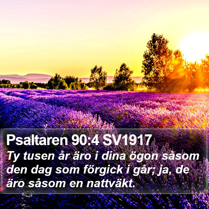 Psaltaren 90:4 SV1917 Bible Study