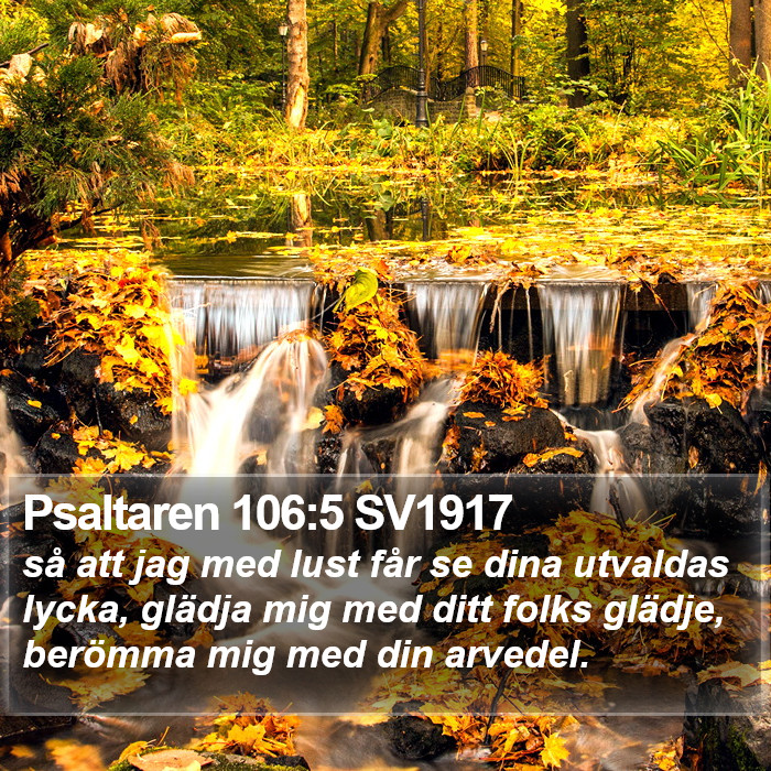Psaltaren 106:5 SV1917 Bible Study