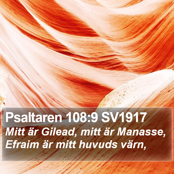 Psaltaren 108:9 SV1917 Bible Study