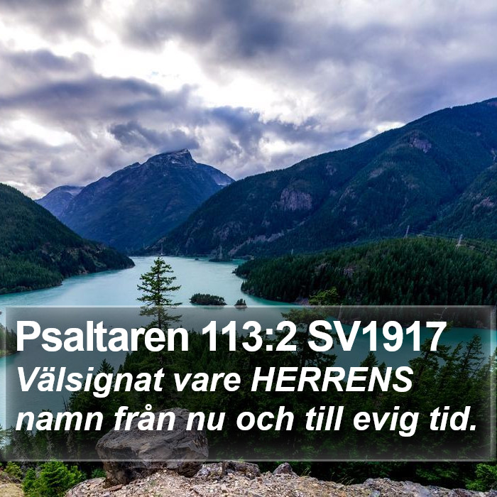 Psaltaren 113:2 SV1917 Bible Study