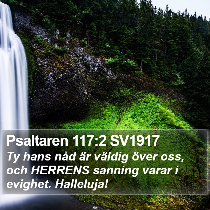 Psaltaren 117:2 SV1917 Bible Study