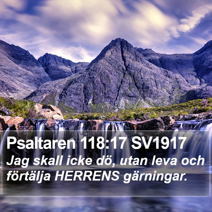 Psaltaren 118:17 SV1917 Bible Study