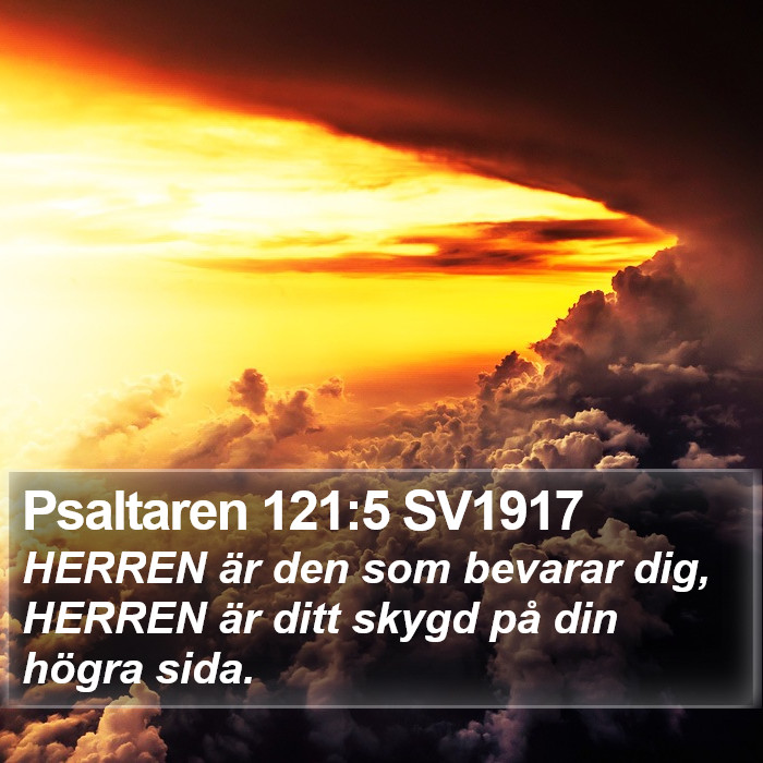 Psaltaren 121:5 SV1917 Bible Study