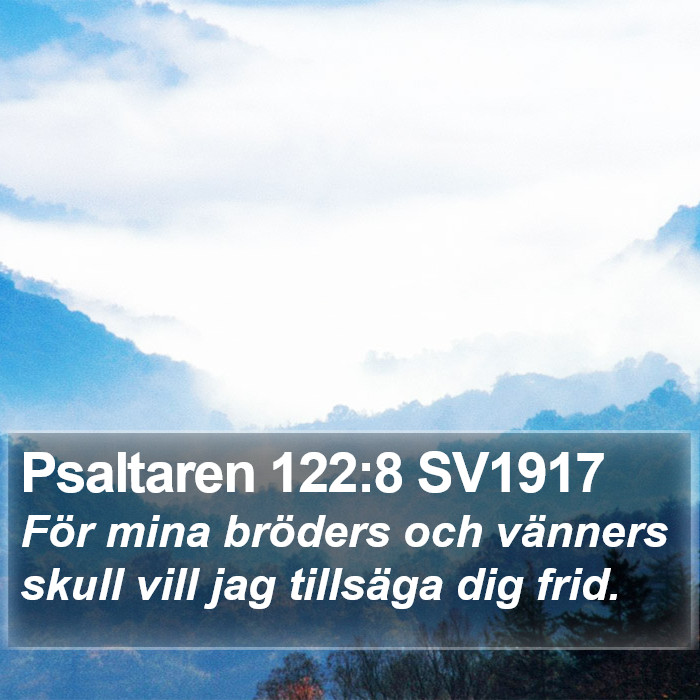 Psaltaren 122:8 SV1917 Bible Study